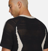 CLOT Knit By Edison Chen Mens Jersey - Black/Wonder White