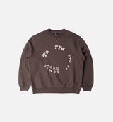 Gasoline Mens Crewneck - Brown
