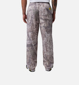 Brooklyn RealTree Open Hem Mens Pants - White/Bright Citron