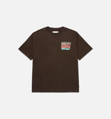 Burgers Mens Short Sleeve Shirt - Brown