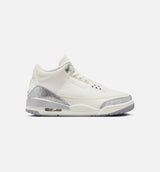 Air Jordan 3 Sail Cement Womens Lifestyle Shoe - Sail/Cement Grey/Metallic Silver