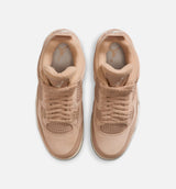 Air Jordan 4 Retro Cozy Girl Womens Lifestyle Shoe - Hemp/Light Orewood Brown