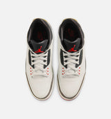 Air Jordan 3 Retro Sail and University Red Mens Lifestyle Shoe - Sail/Black/University Red/Pale Ivory Free Shipping