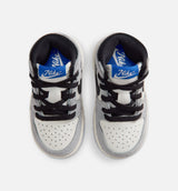 Air Jordan 1 Retro High OG Cool Grey Infant Toddler Lifestyle Shoe - Cool Grey/Black/Sail/Game Royal