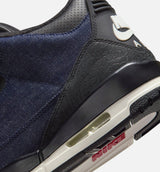 Air Jordan 3 x Levi's Indigo And Gym Red Mens Lifestyle Shoe - Denim/Black/Sail