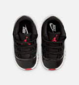 Air Jordan 11 Retro Bred Infant Toddler Lifestyle Shoe - Black/Varsity Red/White