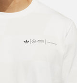 Bad Bunny x Mercedes AMG Petronas F1 Mens Short Sleeve Shirt - White