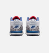 Air Jordan 3 Retro OG True Blue Infant Toddler Lifestyle Shoe White/Fire Red/True Blue Free Shipping