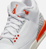 Air Jordan 3 Retro Georgia Peach Womens Lifestyle Shoe - White/Cosmic Clay/Sail/Cement Grey