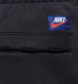 Rare Air Fleece French Terry Mens Short - Black/Red