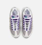 Air Max 95 Big Bubble Grape Womens Lifestyle Shoe - White/Emerald Green/Wolf Grey/Court Purple
