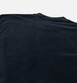 Sponsor Knit Mens Short Sleeve Shirt - Black