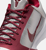 Kobe 5 Protro Lower Merion Mens Lifestyle Shoe - Metallic Silver/Team Red/White Limit One Per Customer