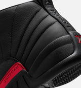 Air Jordan 12 Retro Bloodline Mens Lifestyle Shoe - Black/Varsity Red Free Shipping