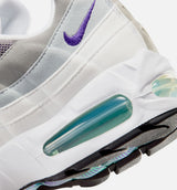Air Max 95 Big Bubble Grape Womens Lifestyle Shoe - White/Emerald Green/Wolf Grey/Court Purple