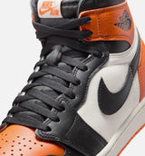 Air Jordan 1 Retro High OG Shattered Backboard Mens Lifestyle Shoe - Black/Black/Sail/Starfish