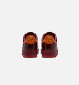 Air Force 1 Low Dark Team Red and Safety Orange Mens Lifestyle Shoe - Dark Team Red/University Gold/Safety Orange/Challenge Red