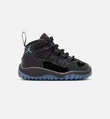 Air Jordan 11 Retro Gamma Infant Toddler Lifestyle Shoe - Black/Gamma Blue/Black Varsity/Maize Limit One Per Customer