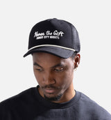 City Nights Trucker Mens Hat - Black