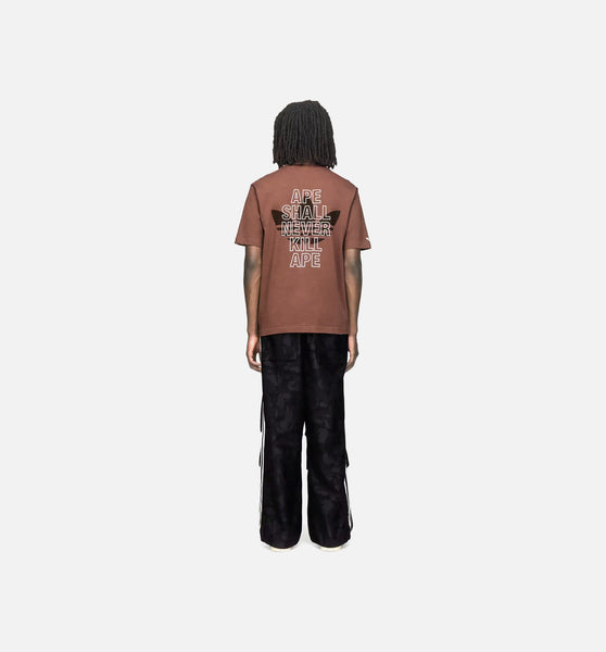トップス 226 BAPE Star Print Polo Black Brown L トップス 226 BAPE Star Print Polo Black Brown L Men | Bape