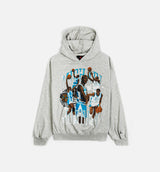 Flight Oversized Pullover Hoodie Mens Hoodie - Heather Grey/Black