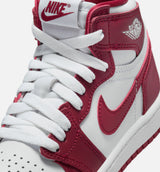 Air Jordan 1 Retro High OG Artisanal Red Preschool Lifestyle Shoe - White/Team Red