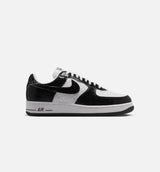 Air Force 1 Low Cracked Leather Mens Lifestyle Shoe - Black/White