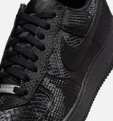Kobe Air Force 1 Low Triple Black Mens Lifestyle Shoe - Black/Black