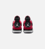 Air Jordan 4 Retro Toro Bravo Mens Lifestyle Shoe - Fire Red/White/Black/Cement Grey Free Shipping