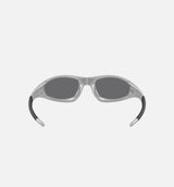 MUZM Straight Jacket 99 Mens Sunglasses - Silver Flames/Black