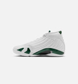 Air Jordan 14 Retro Forest Green Mens Lifestyle Shoe - Gorge Green/Light Graphite/White