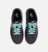 Dunk Low Grade School Lifestyle Shoe - Dark Smoke Grey/Grand Purple/Black/Artisan Teal