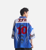 Bringback Remixed Japan Mens Jersey - Power Blue/White/Red