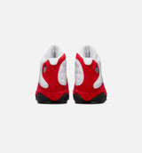 Air Jordan 13 Retro White And University Red Mens Lifestyle Shoe - White/Black/True Red