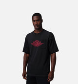 Flight Essentials Pocket Mens Short Sleeve Shirt - Black/University Red