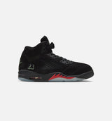 Air Jordan 5 Retro Halloween Mens Lifestyle Shoe - Black/Picante Red/Glow N The Dark