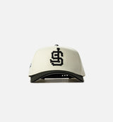 San Francisco Giants 940AF Upside Down Snapback Mens Hat - Beige/Black