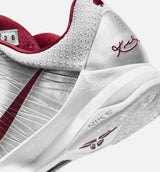 KObe 5 Protro Lower Merion Grade School Lifestyle Shoe - Metallic Silver/Team Red/White