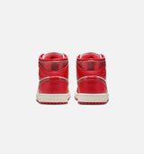 Air Jordan 1 Mid SE Womens Lifestyle Shoe - Sail/Team Red/Varsity Red