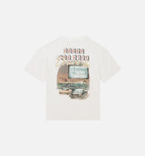 Feature Presentation Mens Short Sleeve Shirt - Bone