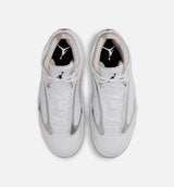 Air Jordan OG Womens Lifestyle Shoe - White/Black/Metallic Silver
