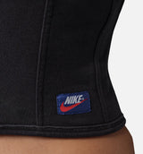 Flight Fleece Corset Womens Tank Top - Black/University Red