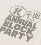 Annual Block Party Mens Short Sleeve Shirt - Bone