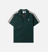 Clot x Adidas Bowling Mens Short Sleeve Shirt - Dark Brown