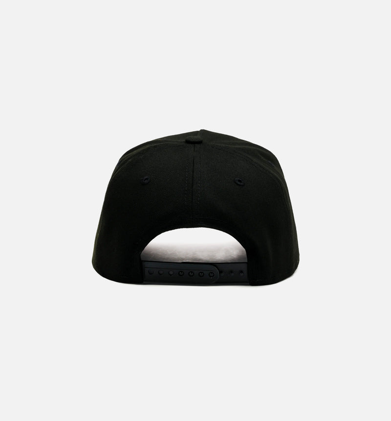 Los Angeles Dodgers Upside Down Logo 9Forty Snapback Mens Hat - Black/White