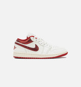 Air Jordan 1 Low SE Womens Lifestyle Shoe - Sail/Varsity Red/Team Red