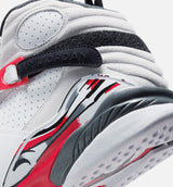 Air Jordan 8 Retro White And True Red Mens Lifestyle Shoe - White/Black/True Red