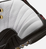 Air Jordan 12 Retro Taxi Grade School Lifestyle Shoe - White/Black/Taxi