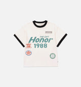 Multi Box Mens Short Sleeve Shirt - White/Black