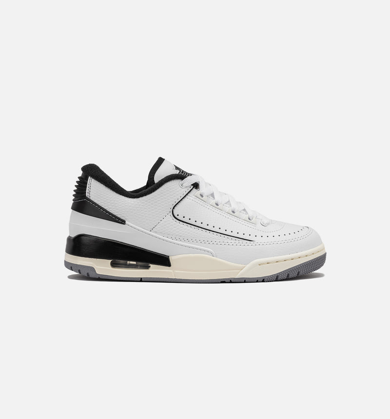 Air Jordan 2/3 Grade School Lifestyle Shoe - White/Black/Sail/Cement Grey